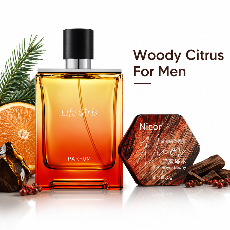 Heren Woody Citrus Parfumset,  - Perfume Royal Fragrance recensie en prijs